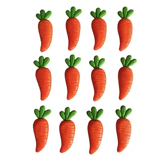 12 Zanahorias En Porcelanicron