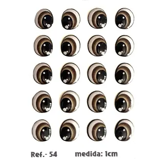 Ojos Grandes Ovalados Resinados