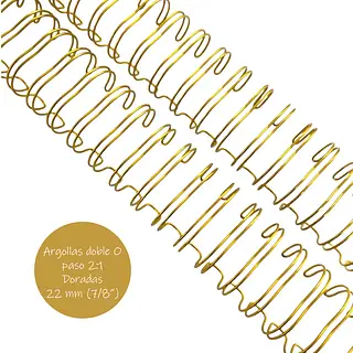 Argollas Para Cinch 7/8 Dorado * 2 Pz