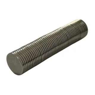 50 Imanes Neodimio 10 Mm * 1 Mm