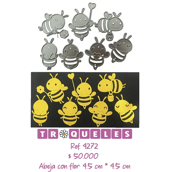 4272 Troquel Abejitas