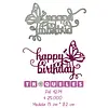 4274 Troquel Happy Birthday Mariposa