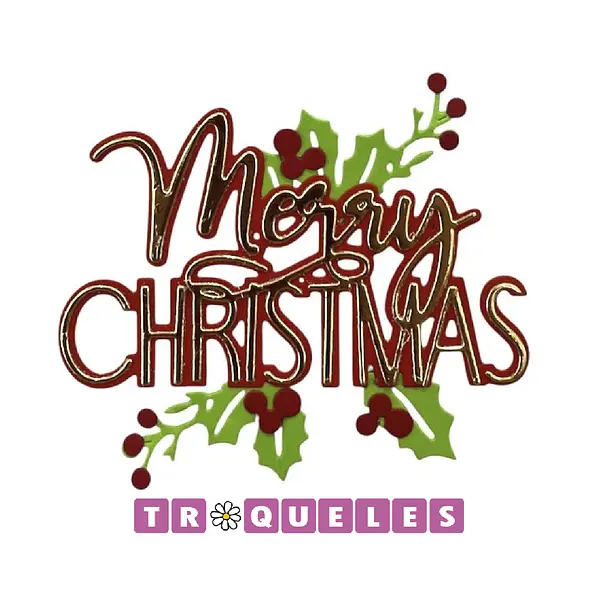 4277 Troquel Merry Christmas