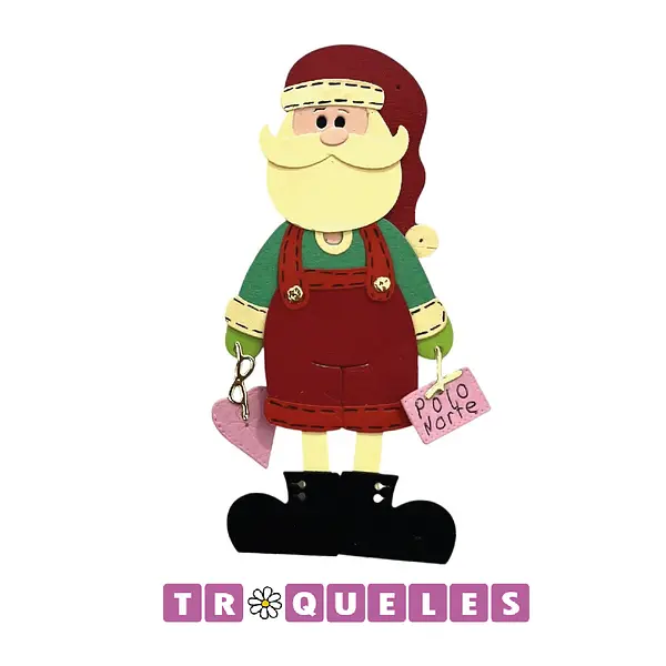 4284 Troquel Papa Noel Country