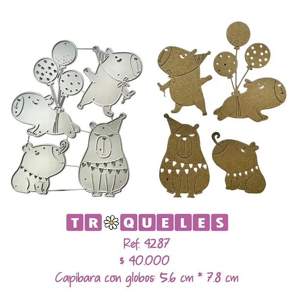 4287 Troquel Capibara