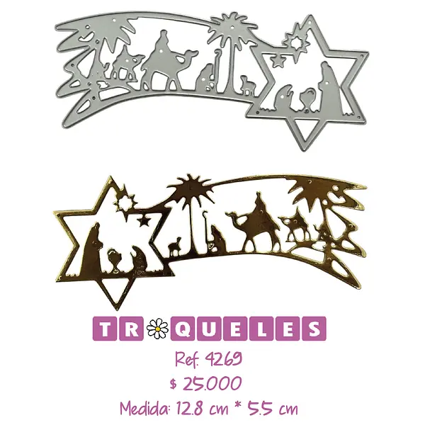 4269 Troquel Nacimiento En Estrella