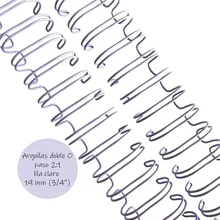 Argollas Para Cinch 3/4 Lila * 2 Pz (23 Loops)