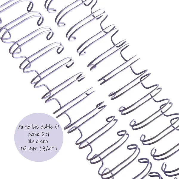 Argollas Para Cinch 3/4 Lila * 2 Pz (23 Loops)