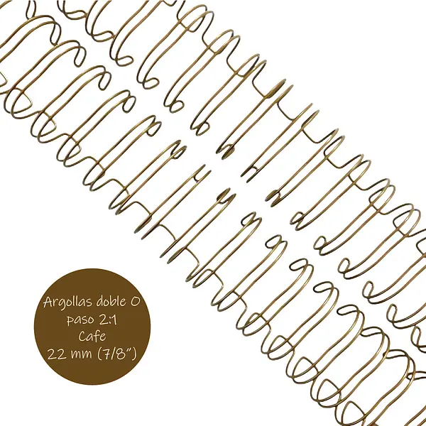 Argollas Para Cinch 7/8 Cafe * 2 Pz