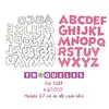 4288 Troquel Abecedario Mayuscula