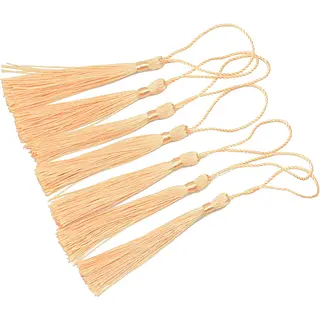 12 Borlas De Hilo Piel