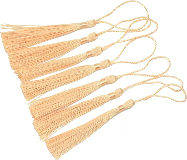 12 Borlas De Hilo Piel