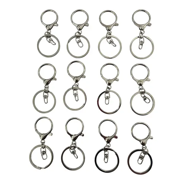 12 Herrajes Plateados Con Picoloro