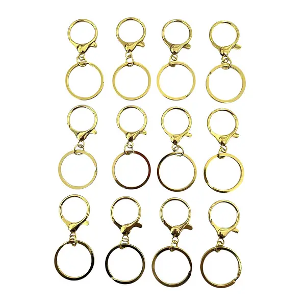 12 Herrajes Dorados Con Picoloro