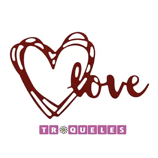 4300 Troquel Love Corazon