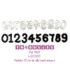 4301 Troquel Numeros Pequeños