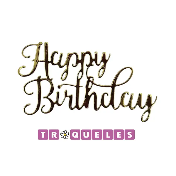 4308 Troquel Happy Birthday