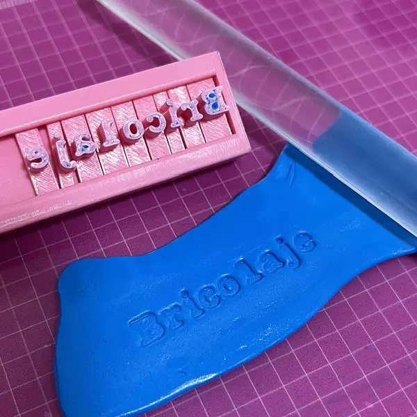 Alfabeto Para Marcar Arcilla