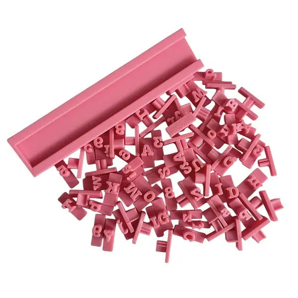 Alfabeto Para Marcar Arcilla