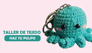 Taller de tejido haz tu pulpo