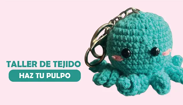 Taller de tejido haz tu pulpo