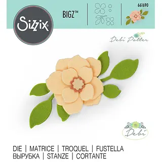 661690 Troquel Bigz Flor Asiatica