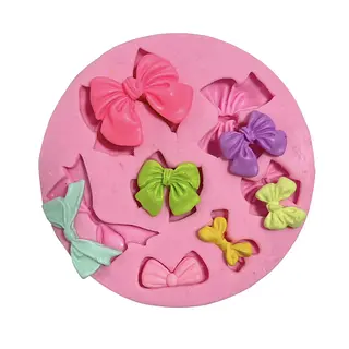 Molde Silicona Moños