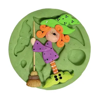 Molde Silicona Bruja