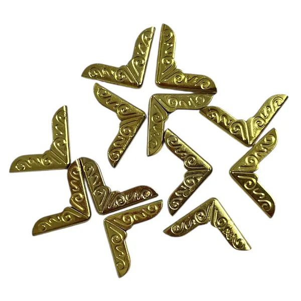 Mini Esquineros Dorados * 12 Unidades