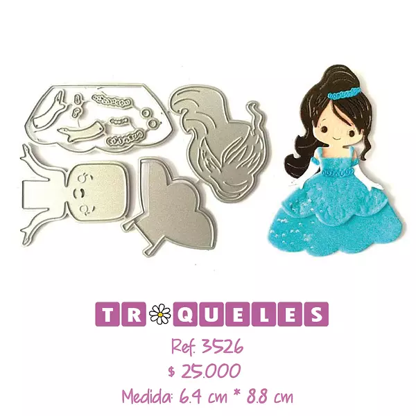 3526 Troquel Princesa