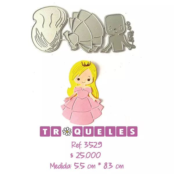 3529 Troquel Princesa