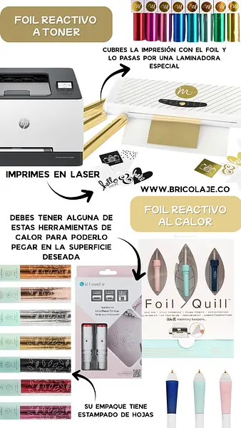Foil reactivo al toner Vs al calor