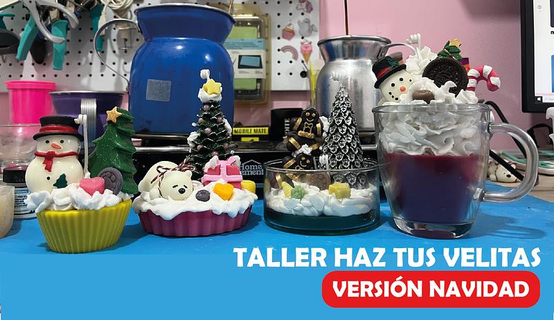 Taller haz tus velitas (navideño)
