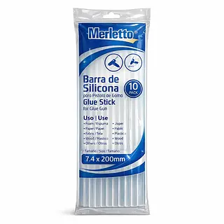 Barras De Silicona Delgada * 10 Unidades