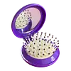 Cepillo Con Espejo Morado * Unidad