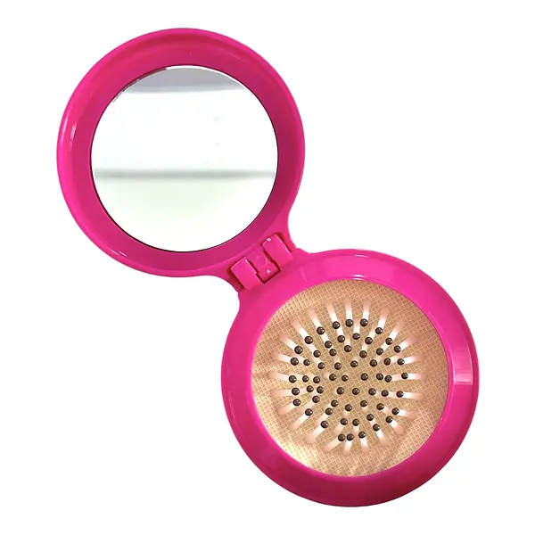 Cepillo Con Espejo Fucsia * Unidad