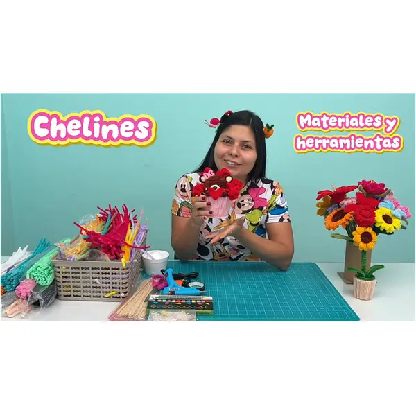 Productos para hacer flores y proyectos con chelines
