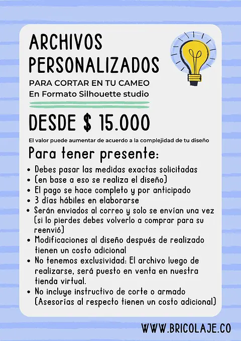 Archivos personalizados para cameo