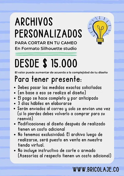 Archivos personalizados para cameo