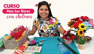 Curso haz tus flores con chelines