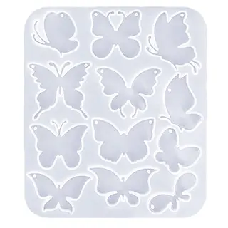 Molde Silicona Silueta Mariposas