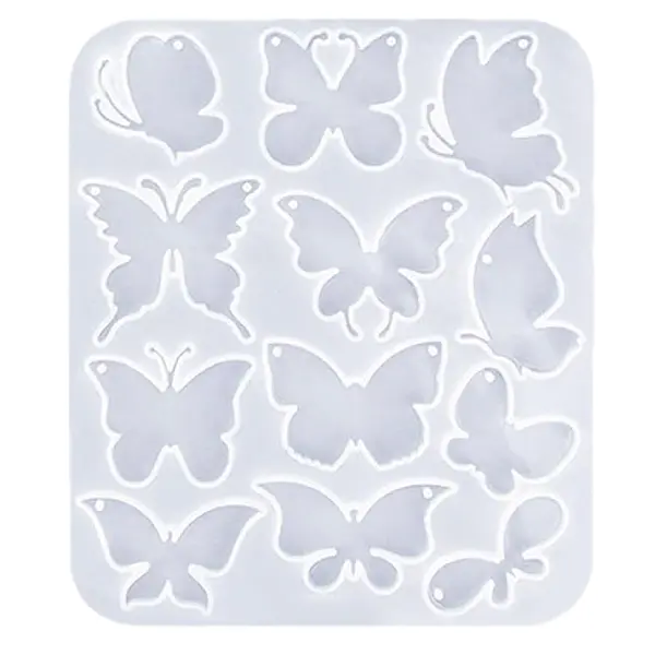 Molde Silicona Silueta Mariposas