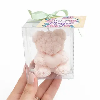 Archivo Caja Para Vela Oso De Rosas