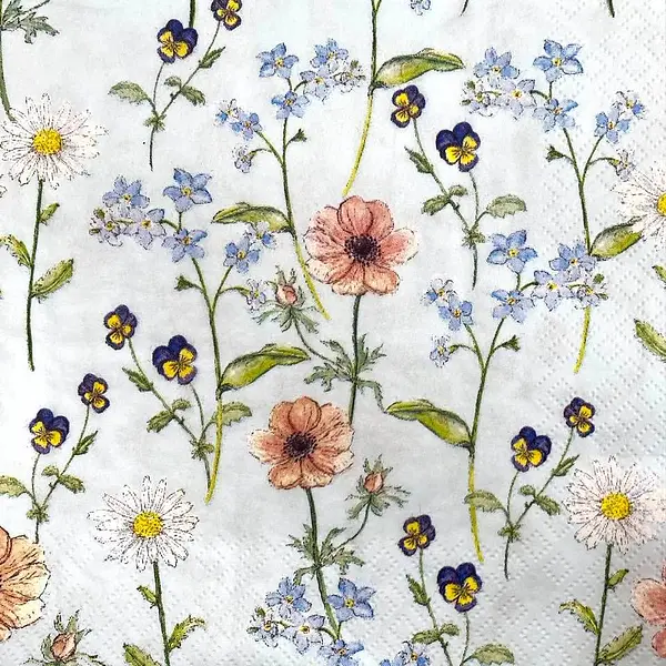 Servilleta Decorativa Flores