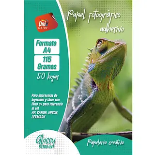 Fotografico Adhesivo 115 Gr *50 Hojas