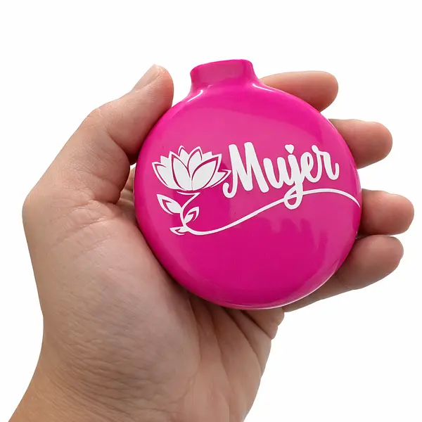 Cepillo Con Espejo Fucsia * Unidad