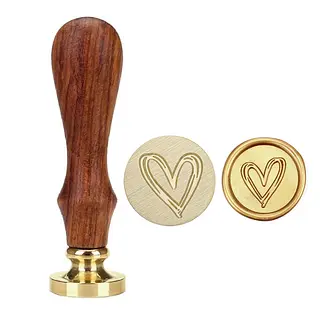 Sello Lacre Borde Corazon