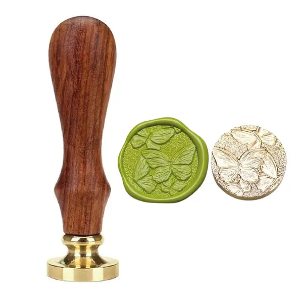 Sello Lacre Mariposas 3d