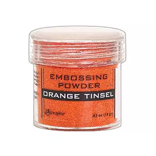 Polvos Embossing Orange Tinsel