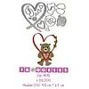 4315 Troquel Oso Corazon